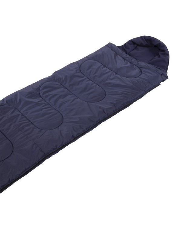 Спальний мішок-ковдра з капюшоном теплий спальник похідний правосторонній Champion (255340117)