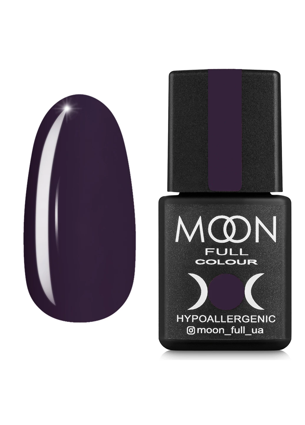 Гель-лак FULL color Gel polish 8 мл №665 дымчатый сливовый Moon (198495512)