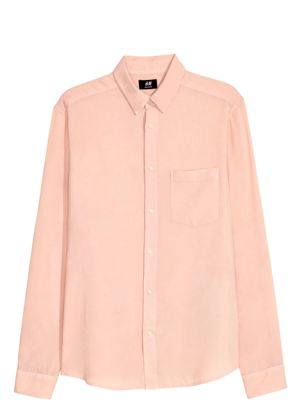 Розовая рубашка H&M