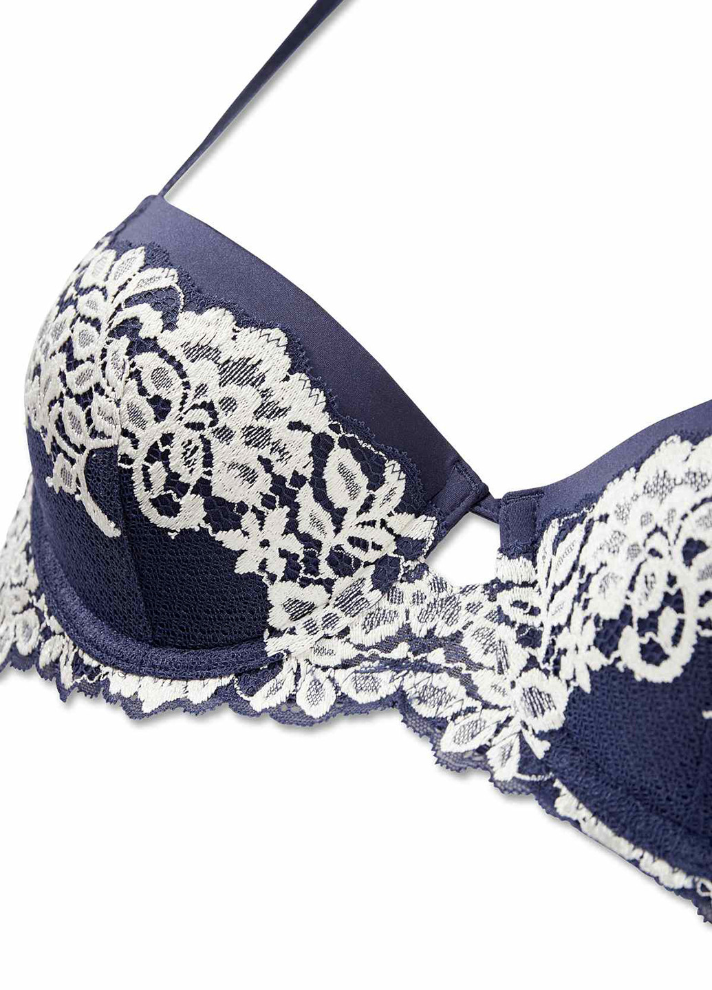 Темно-синій балконет бюстгальтер C&A з кісточками поліамід