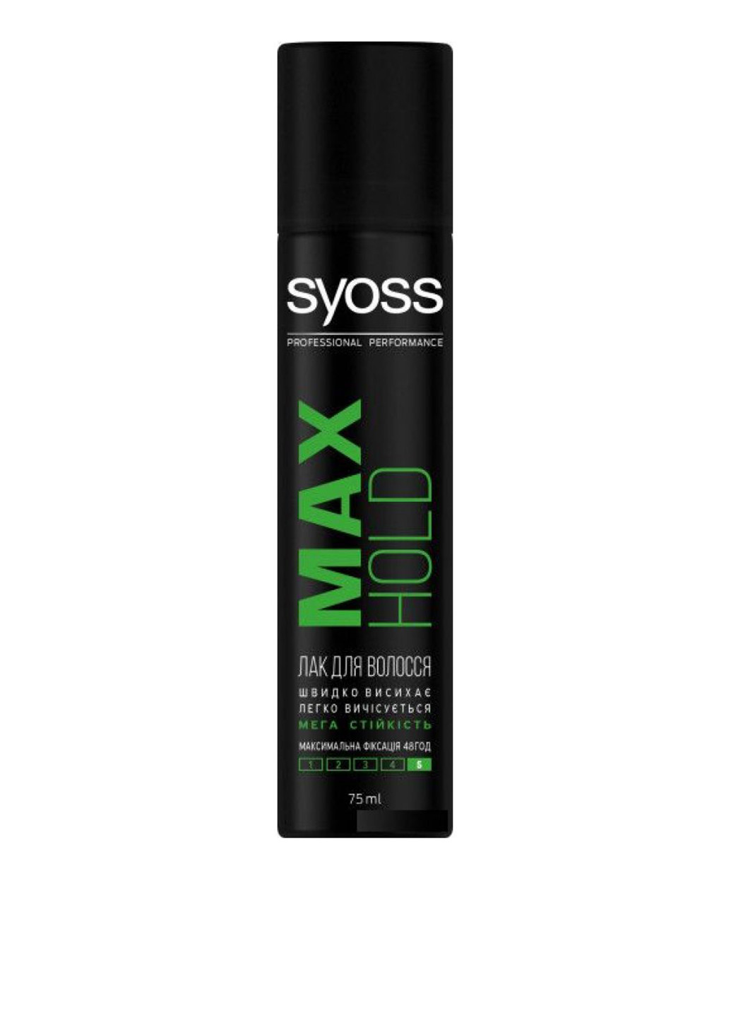 Лак для волосся Max Hold (фіксація 5), 75 мл Syoss (252264955)