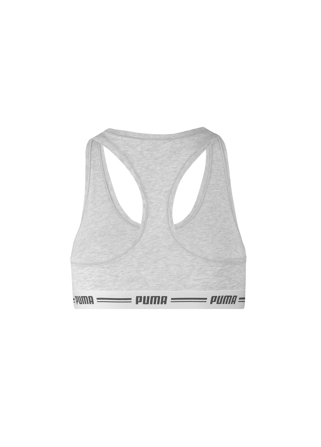 Серый бра racerback women's bra top 1 pack Puma