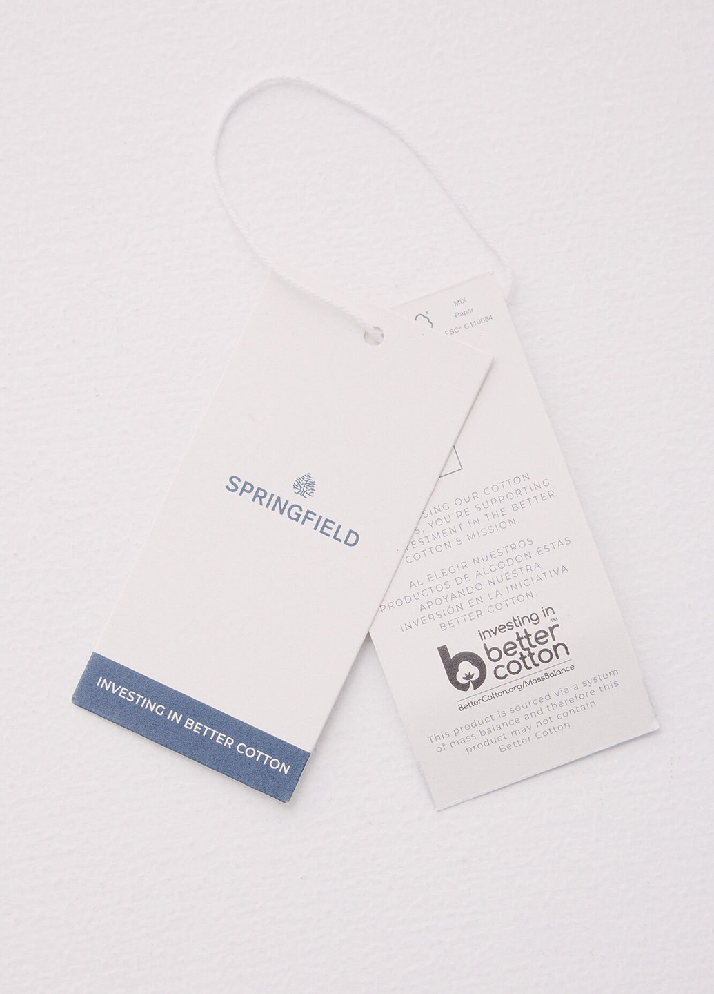 Коричневая футболка Springfield