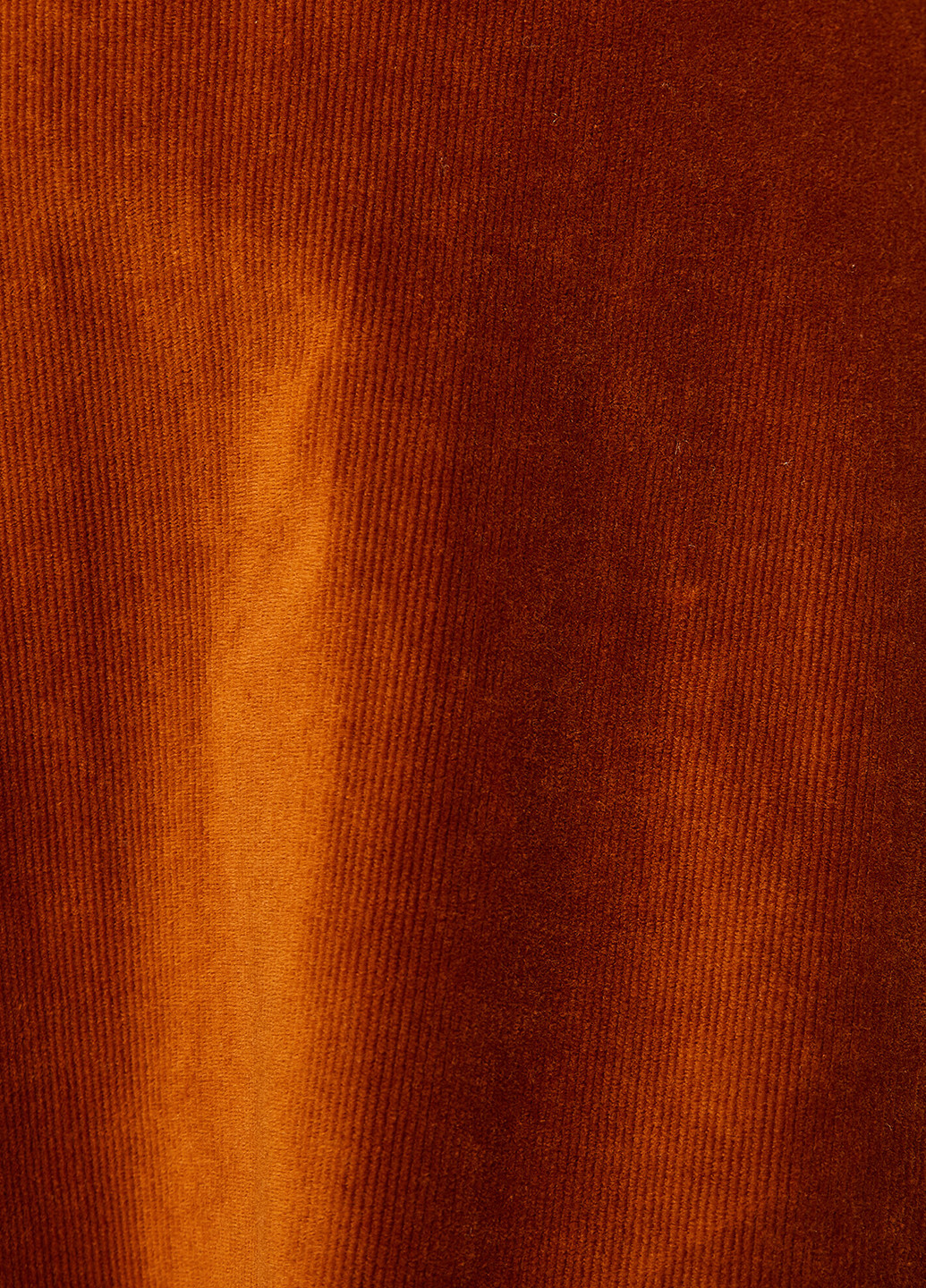 Терракотовая кэжуал однотонная юбка KOTON клешированная