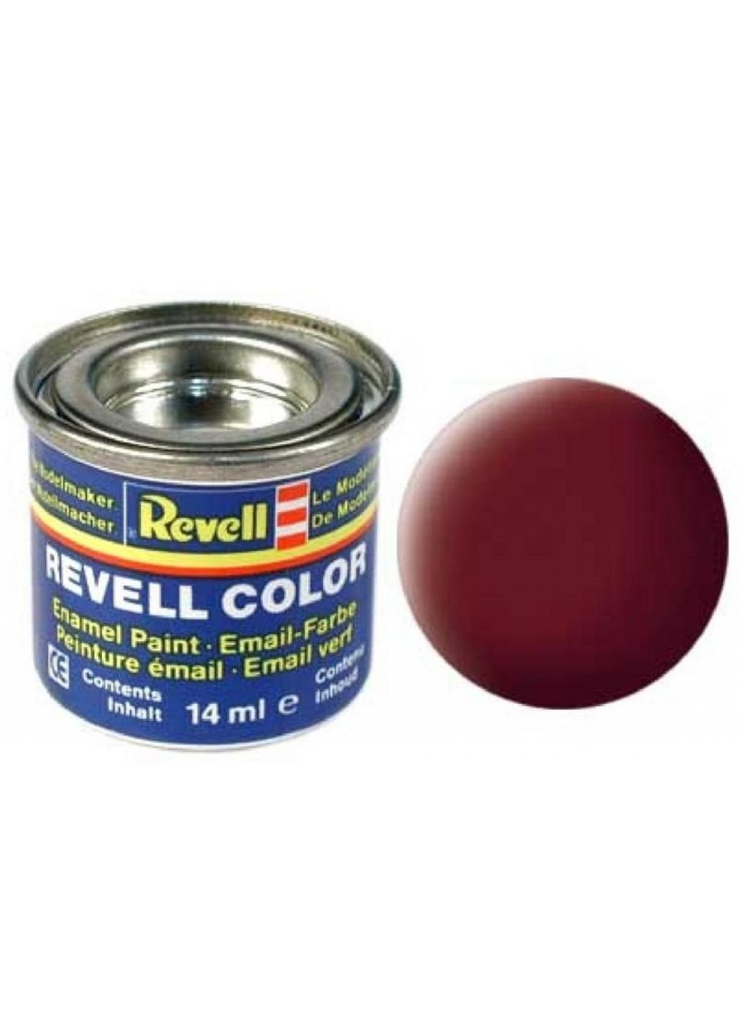 Аксессуары для сборных моделей Краска эмалевая № 37. Кирпично-красная матовая,14 мл (RVL-32137) Revell (254083239)