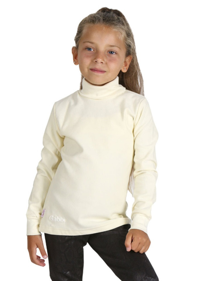 Молочний зимовий дитячий светр для дівчинки *класика-1* Габби