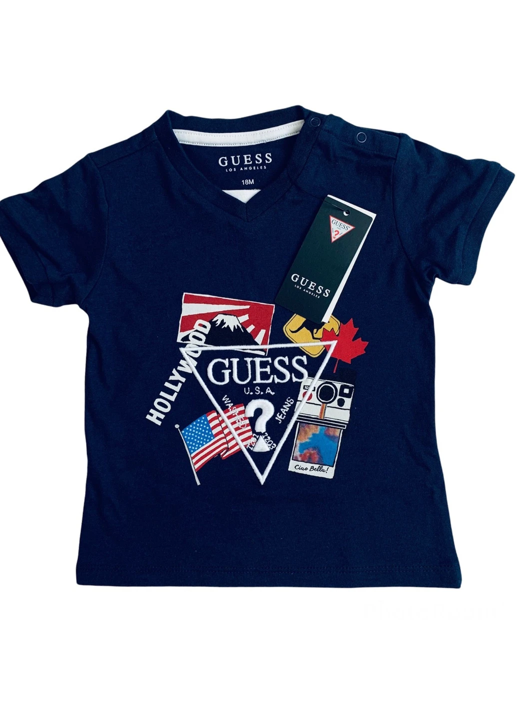 Синий костюм Guess