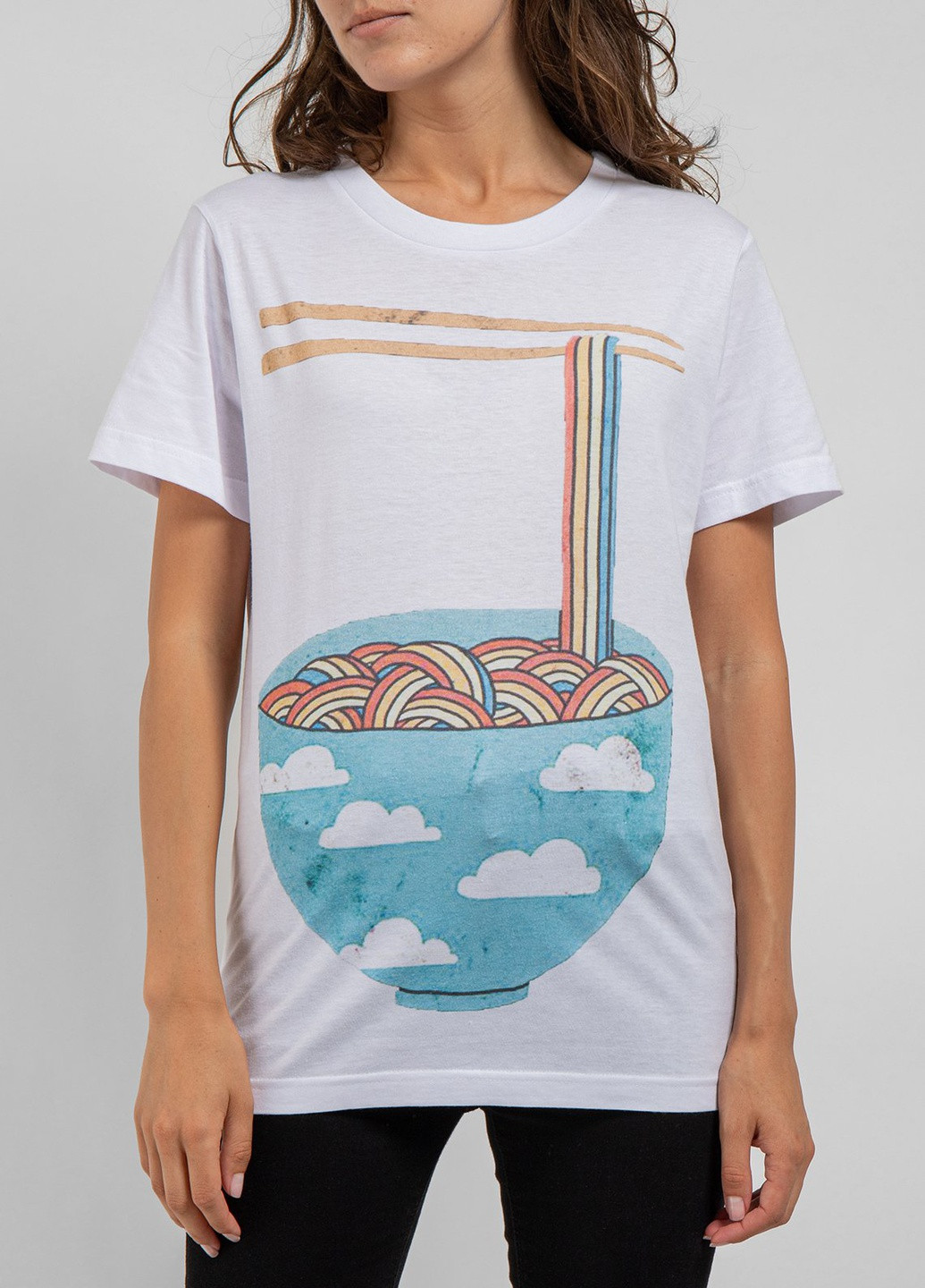 Біла футболка з принтом Ko Samui - (250382438)