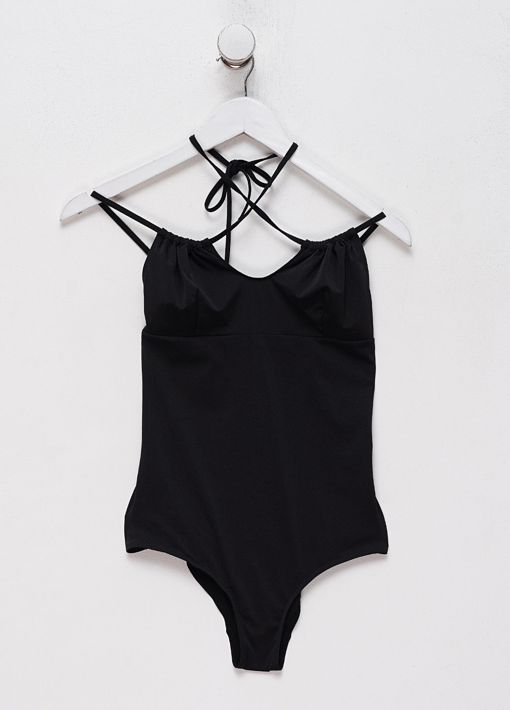 Чорний літній купальник суцільний, майо & Other Stories