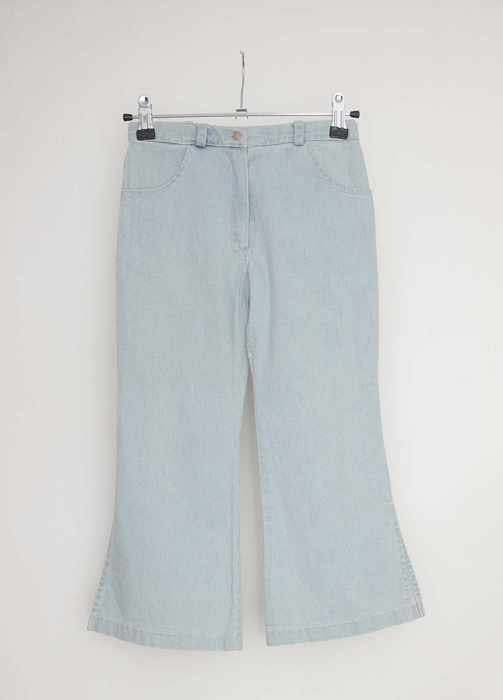 Голубые демисезонные прямые джинсы Pierre Cardin