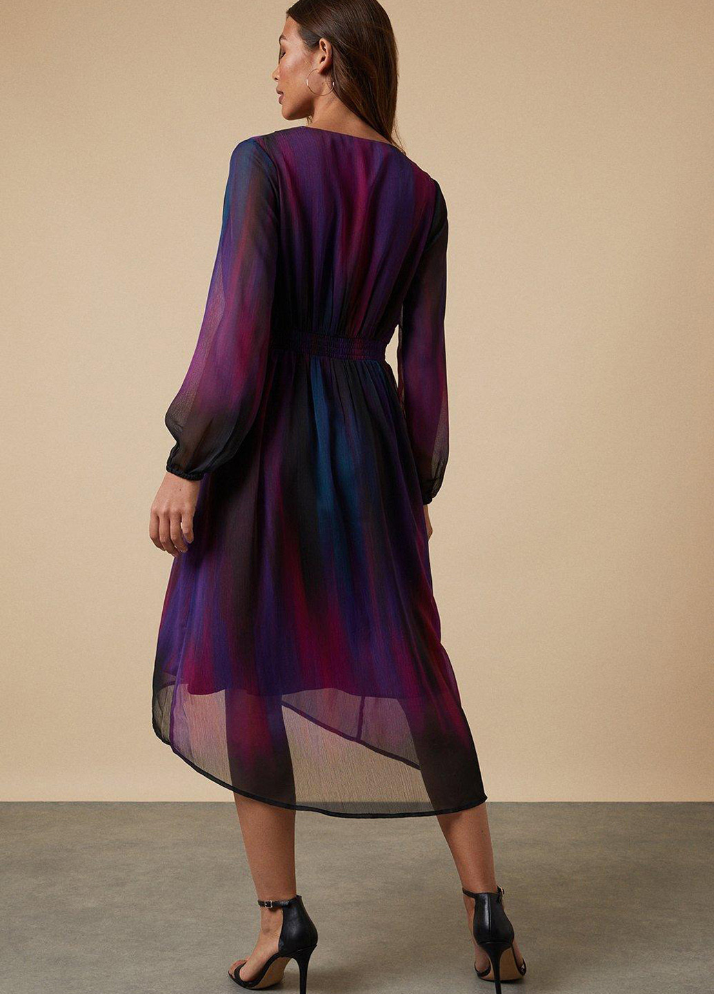 Комбинированное кэжуал платье футляр Wallis градиентное ("омбре")