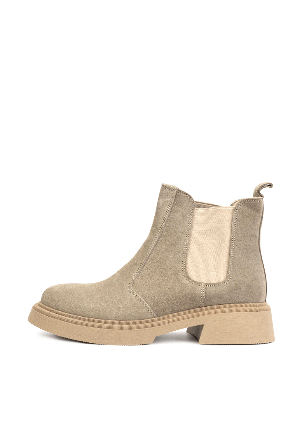 Осенние ботинки челси vm villomi без декора из натуральной замши