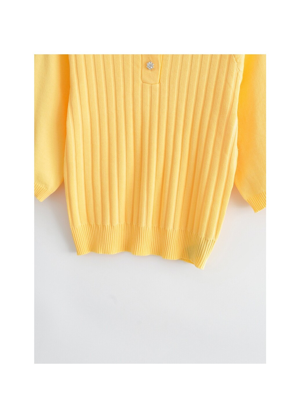 Желтый демисезонный кардиган Berni Fashion
