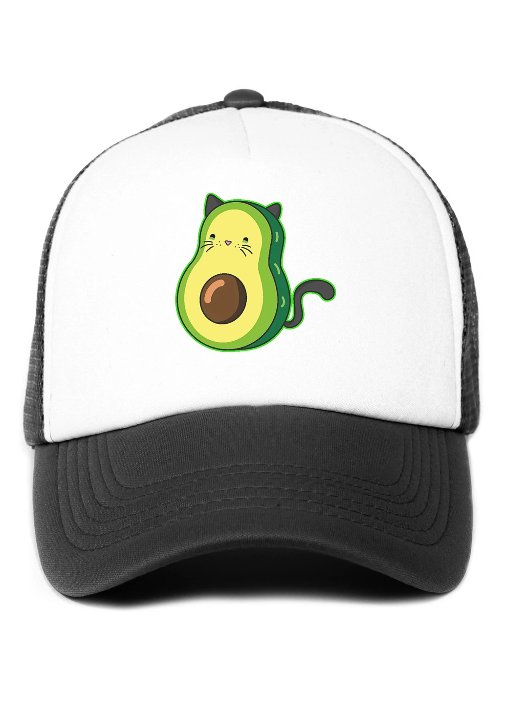 Кепка Тракер детская Авокадо Котик (Avocado Cat) (33404-1372) MobiPrint (220824415)