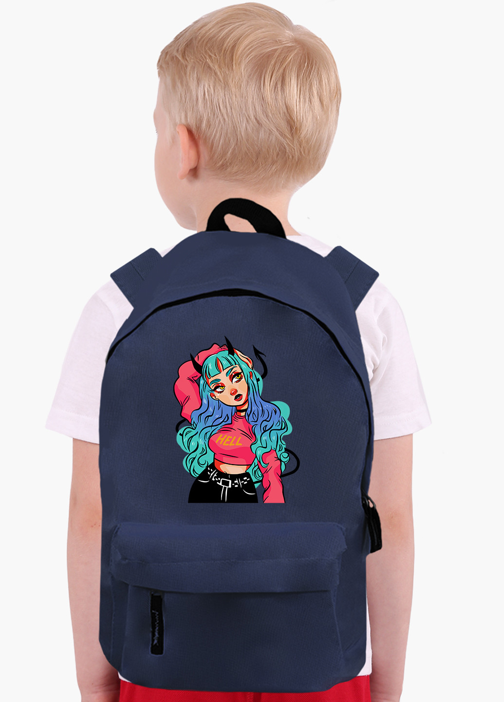 Детский рюкзак Девушка демон (Cute Girl Illustration Art) (9263-2838) MobiPrint (229078018)