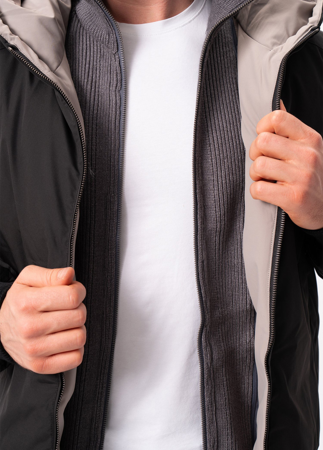 Чорна зимня куртка Trend Collection