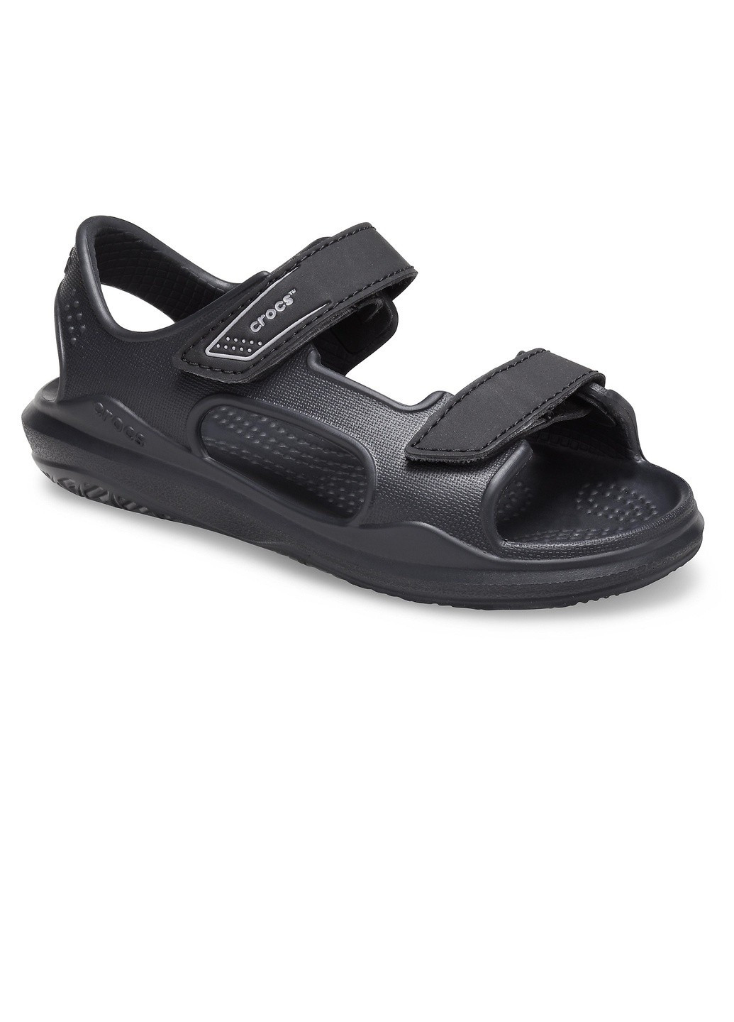Черные кэжуал сандалии Crocs