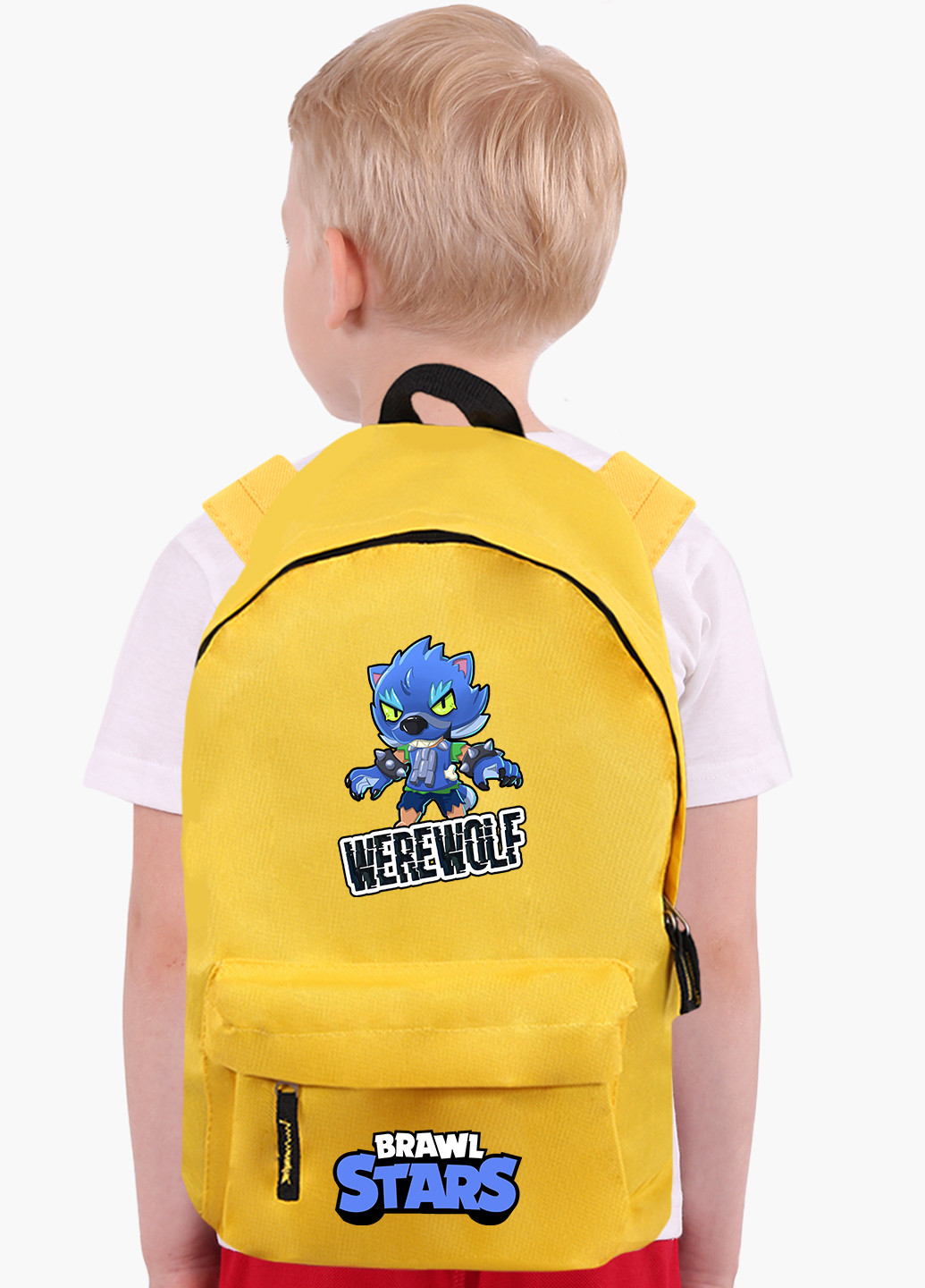 Детский рюкзак Леон Волк Оборотень Бравл Старс (Leon Wolf Werewolf Brawl Stars) (9263-1014) MobiPrint (217375057)