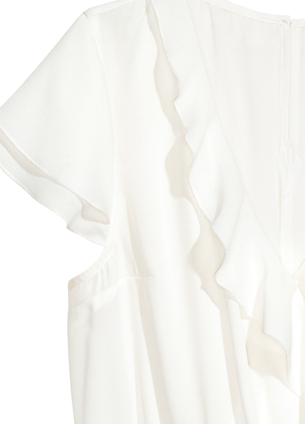 Комбинезон H&M комбинезон-шорты белый кэжуал