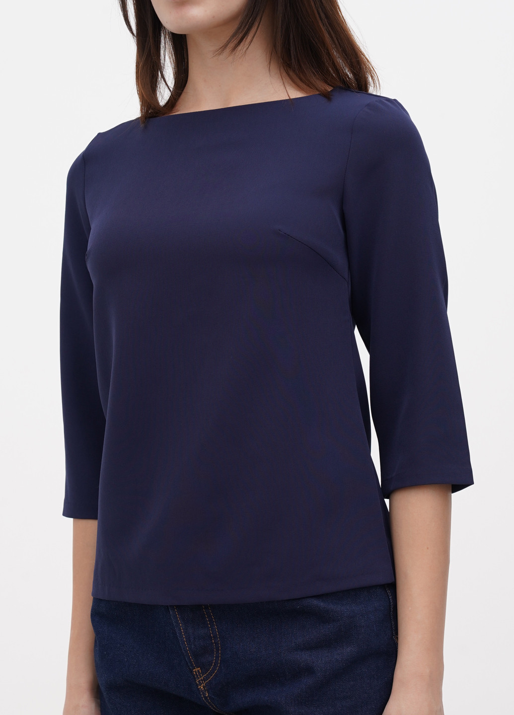 Тёмно-синяя блуза Laura Bettini