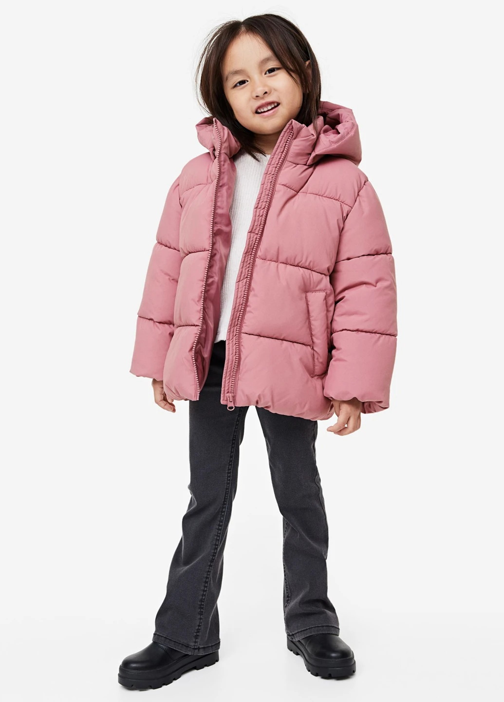 Рожева демісезонна куртка H&M