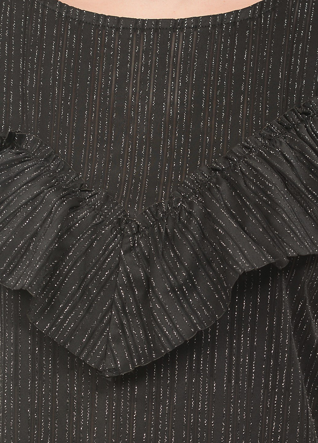 Черная летняя блуза Tom Tailor