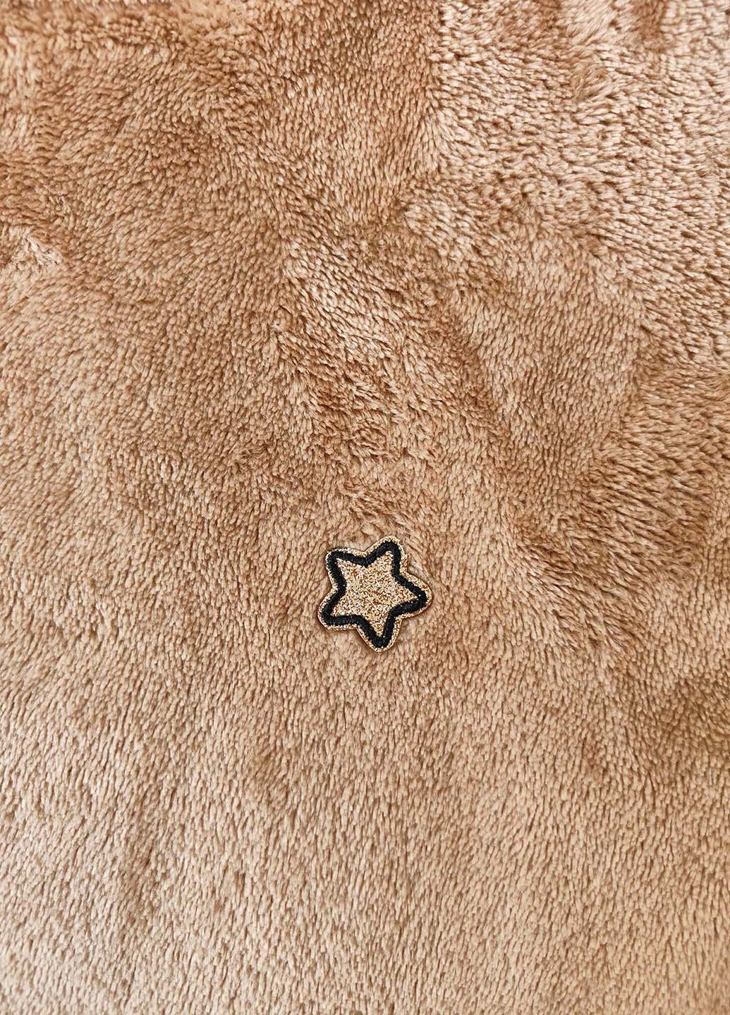 Коричневая зимняя пижама (свитшот, брюки) SHEIN