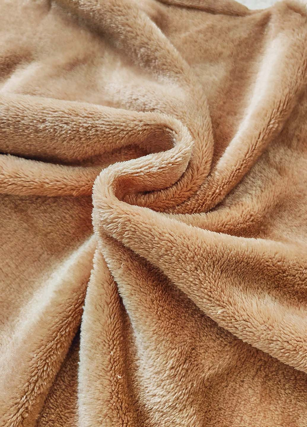 Коричневая зимняя пижама (свитшот, брюки) SHEIN