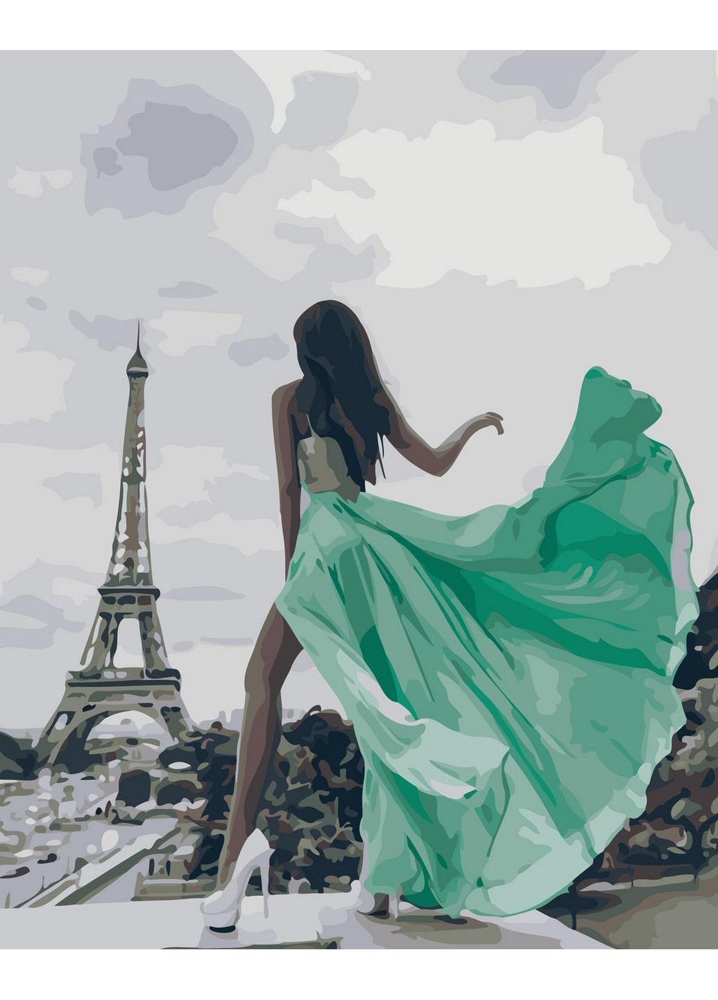 Картина за номерами "Підкорення Парижа" 40х50 см ArtStory (253101995)