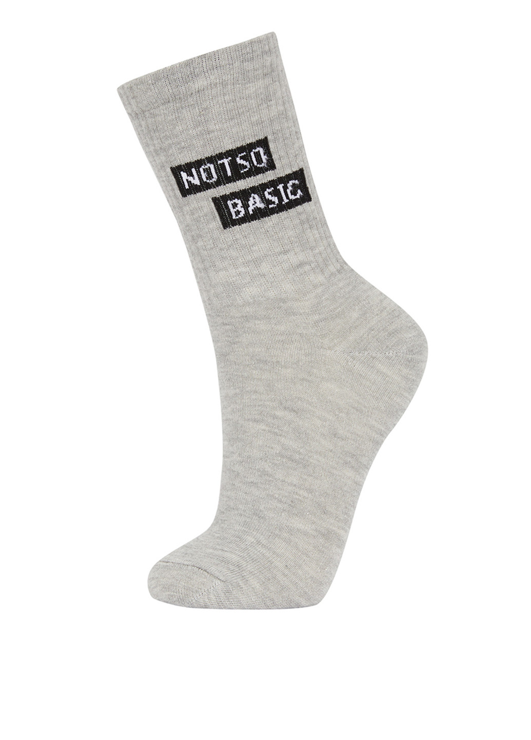 Шкарпетки (3 пари) DeFacto написи комбіновані повсякденні