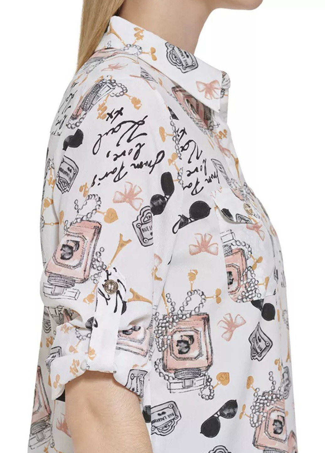 Молочная блуза Karl Lagerfeld