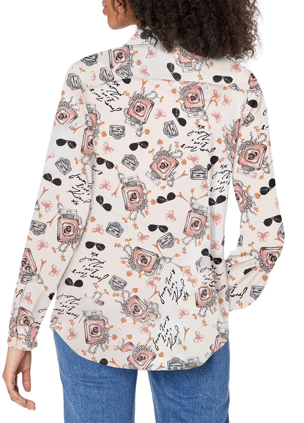 Молочная блуза Karl Lagerfeld