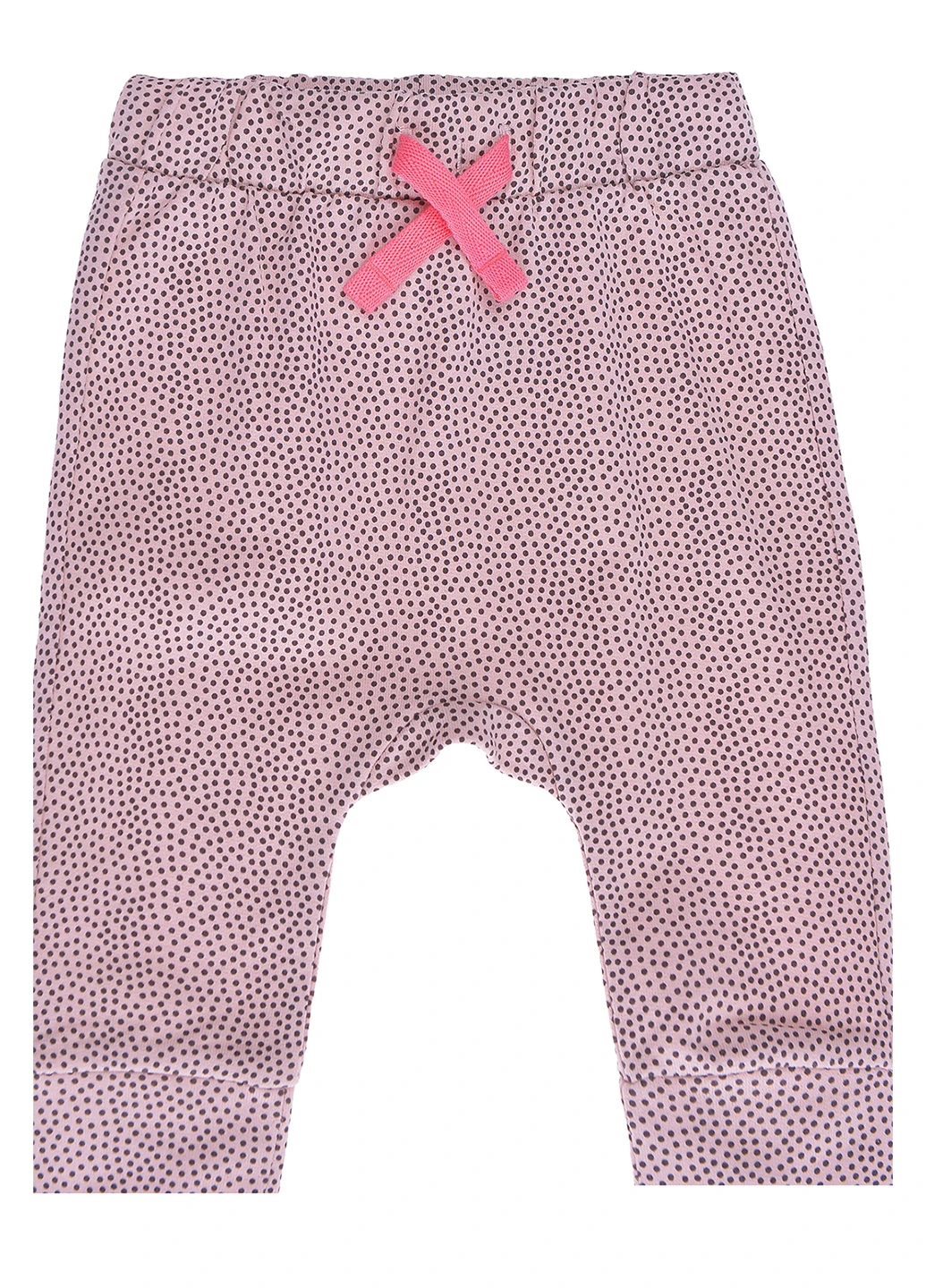 Персиковые кэжуал демисезонные брюки H&M