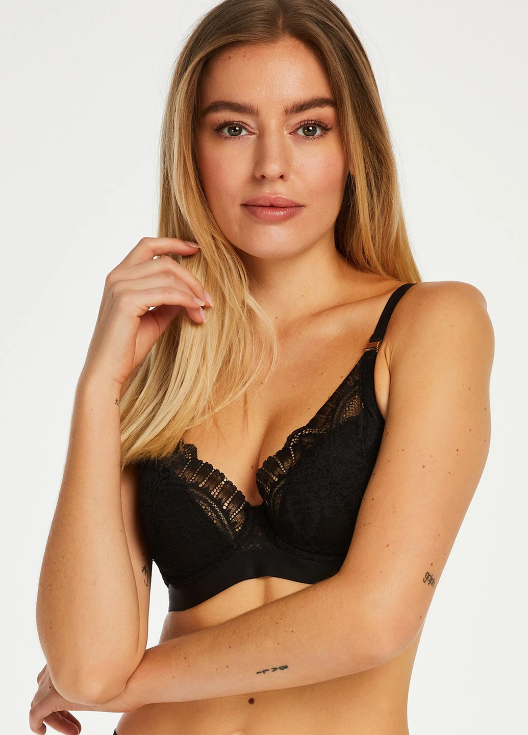 Чорний бюстгальтер для годуючих Hunkemoller без кісточок поліамід