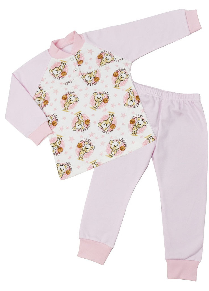 Розовая зимняя пижама Баранчик БО