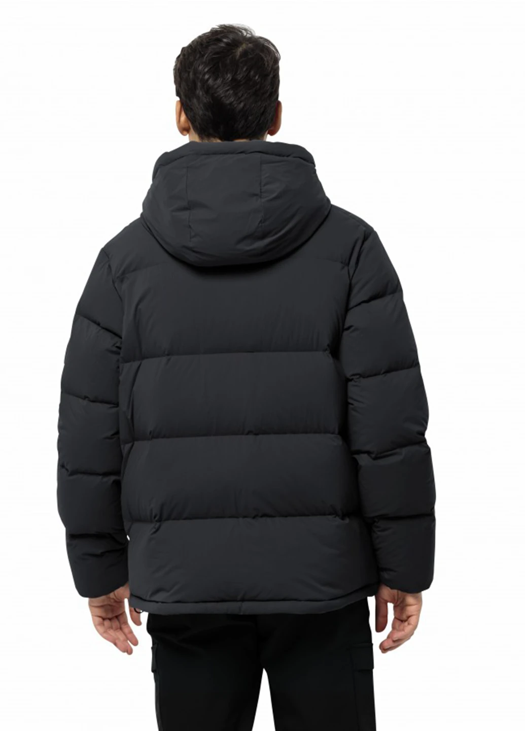 Сірий зимній Пуховик Jack Wolfskin