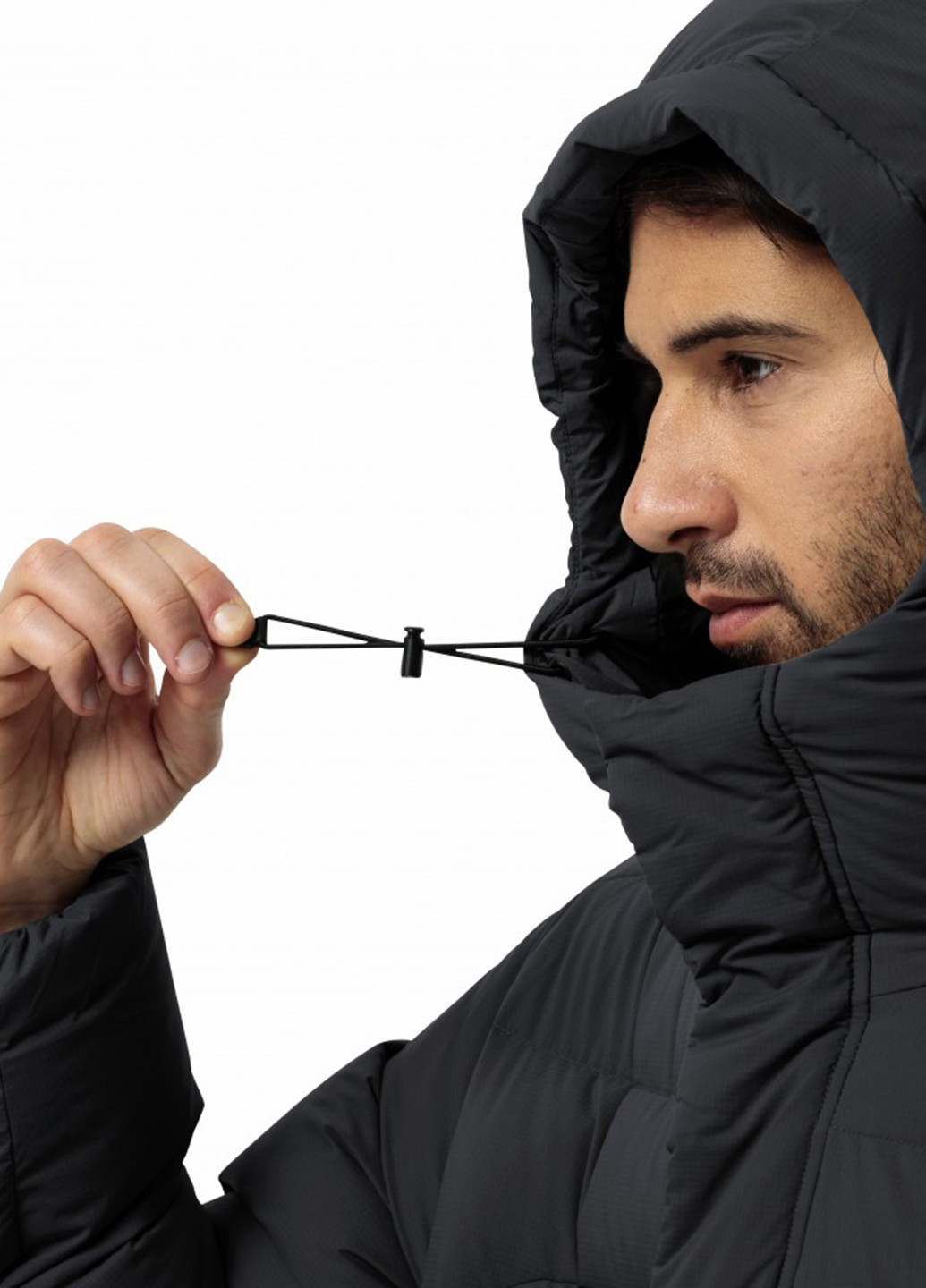 Сірий зимній Пуховик Jack Wolfskin