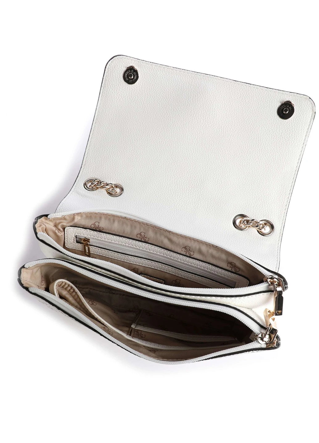 Женская сумка из эко кожи HWPG8403210-WHI Белый Guess HELAINA CONVERTIBLE XBODY FLAP (252863972)
