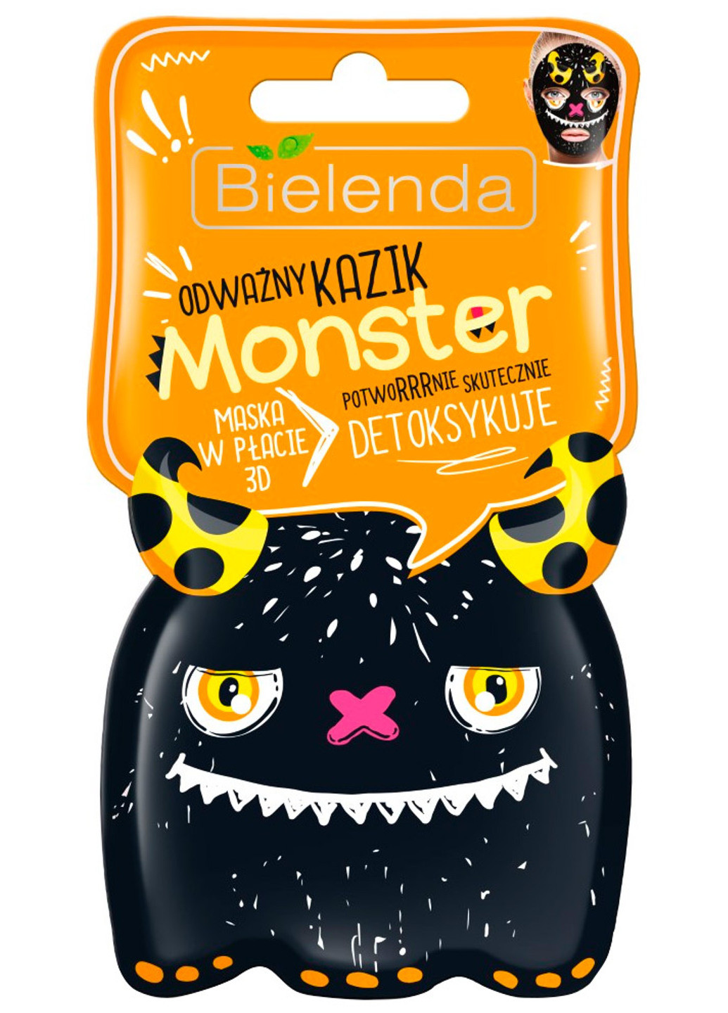 Маска детокс для обличчя Monster 3D Detox Mask (1 шт.) Bielenda (202416866)
