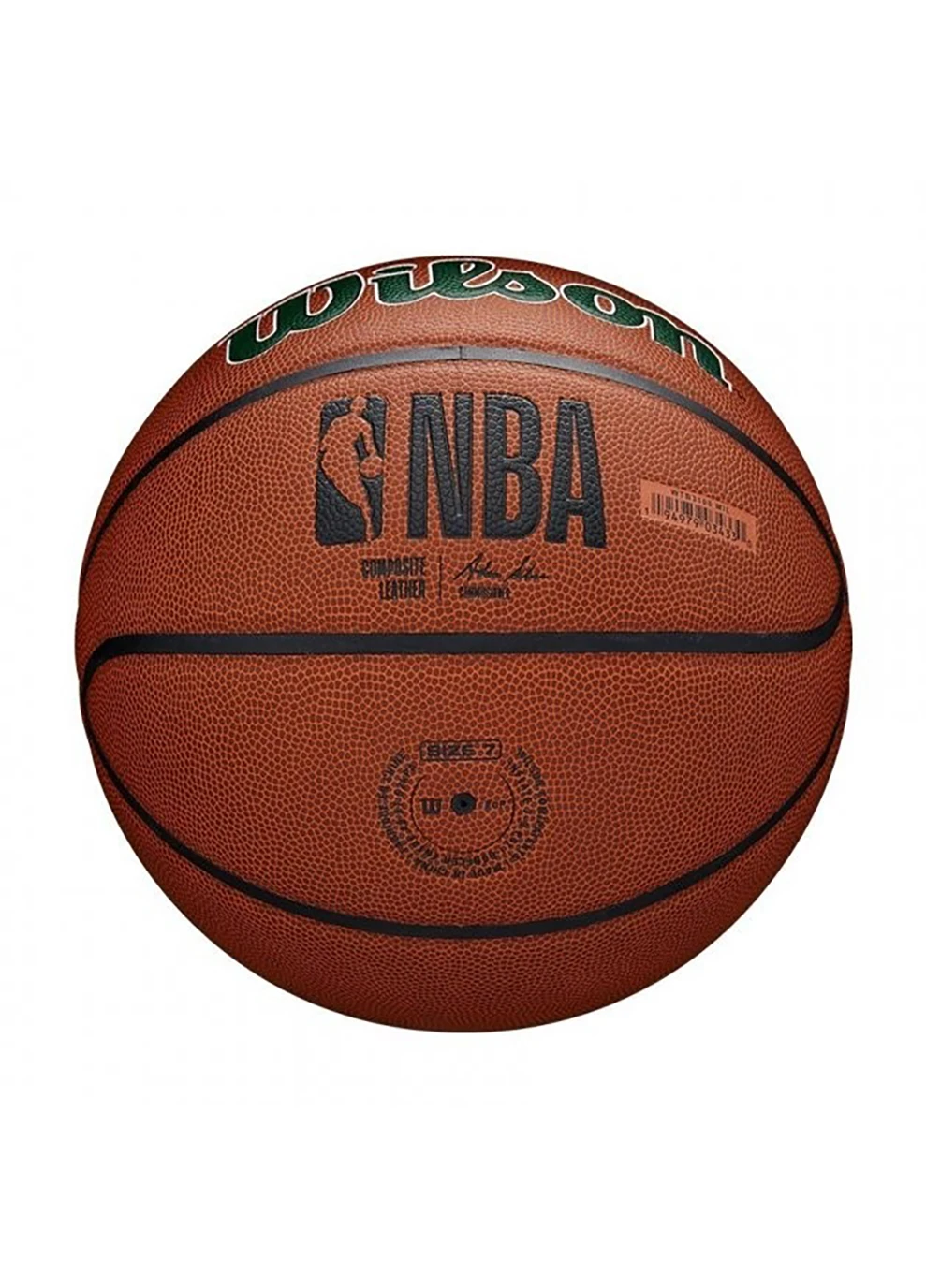 М'яч баскетбольний NBA Team Alliance Bskt Mil Bucks размер 7 Amber (WTB3100XBMIL) Wilson (253678304)