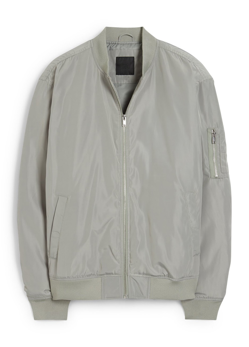 Сіро-зелена демісезонна куртка C&A