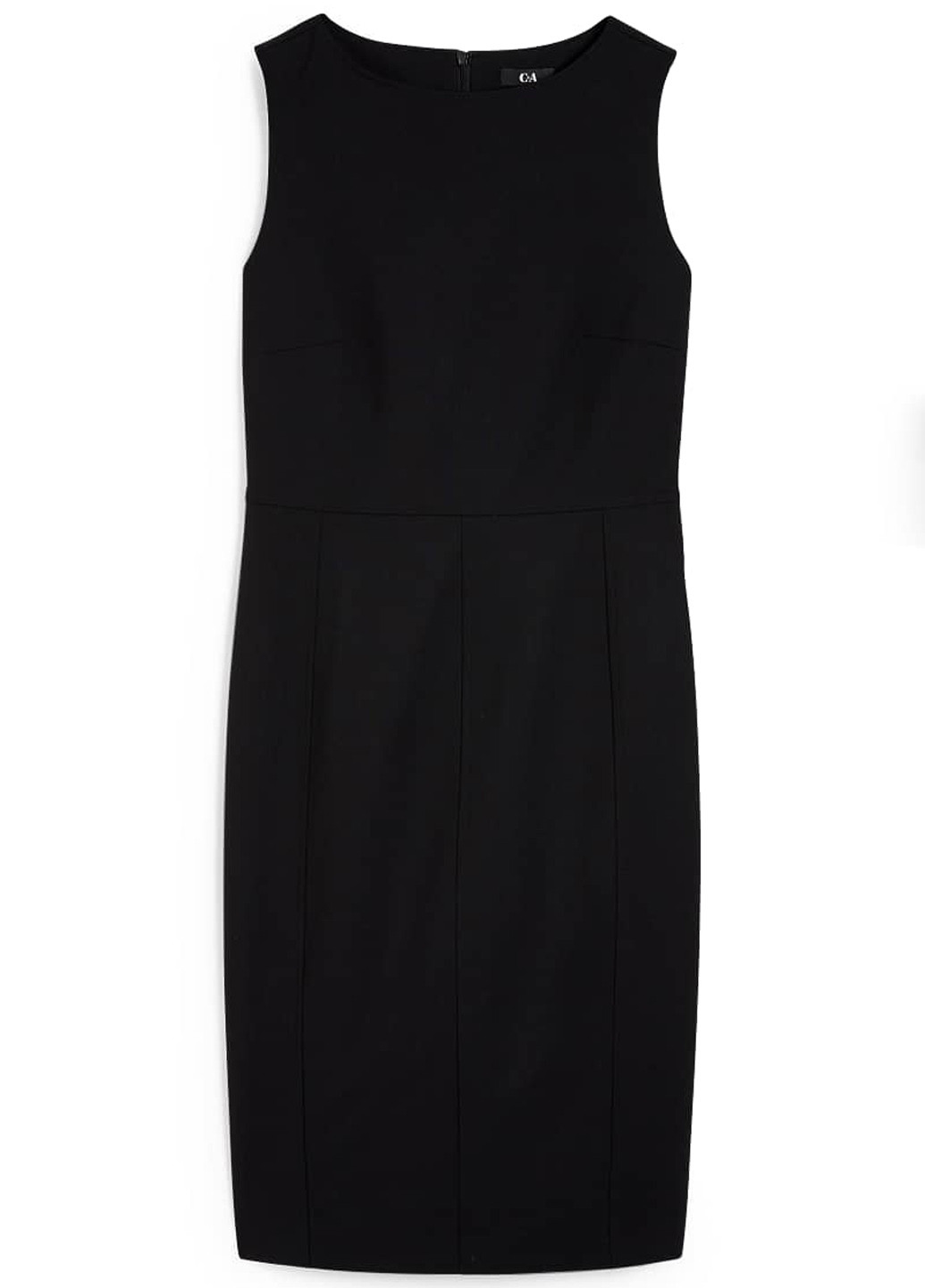 Чорна ділова, кежуал сукня C&A однотонна