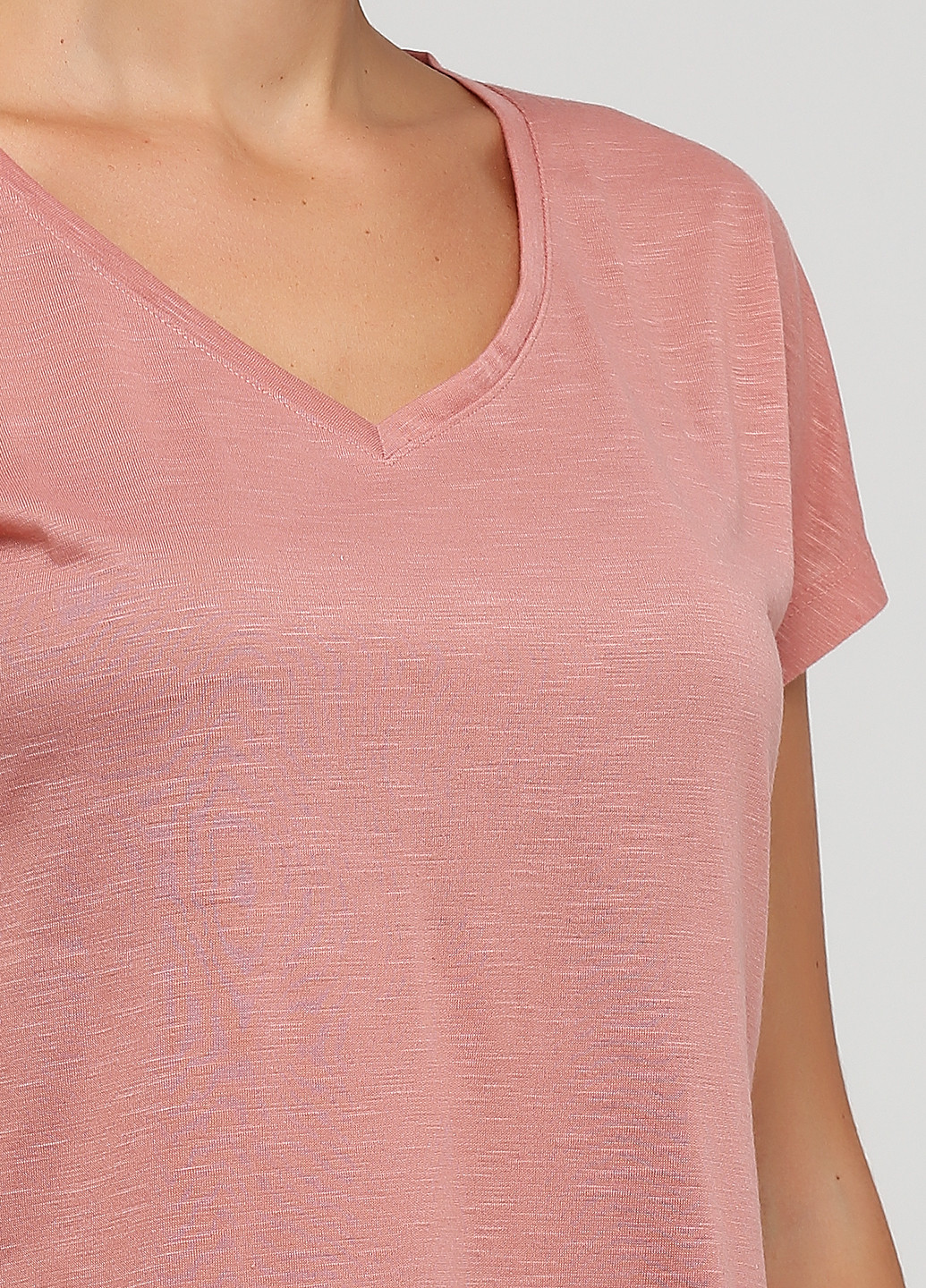 Розово-коричневая летняя футболка Crivit
