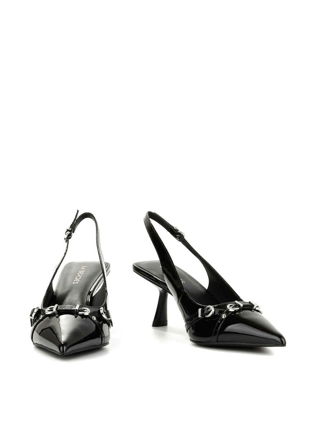 Le'BERDES Туфлі слінгбекі чорний з натуральна шкіра, україна — літо (360795511)