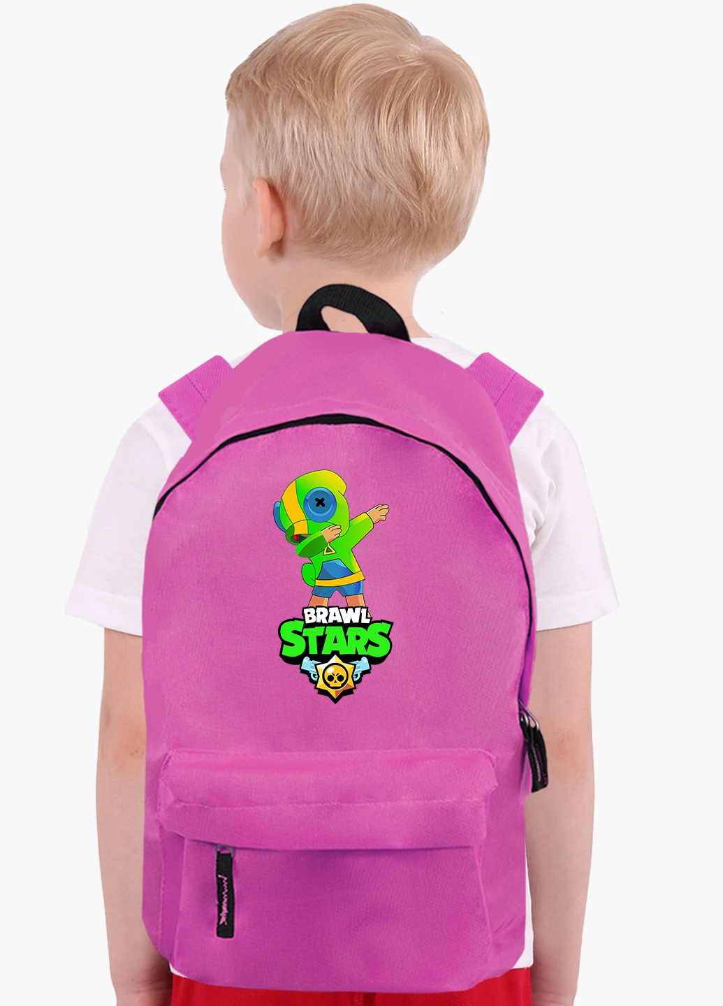 Детский рюкзак Зелений Леон Бравл Старс (Green Leon Brawl Stars) (9263-1705) MobiPrint (217075384)