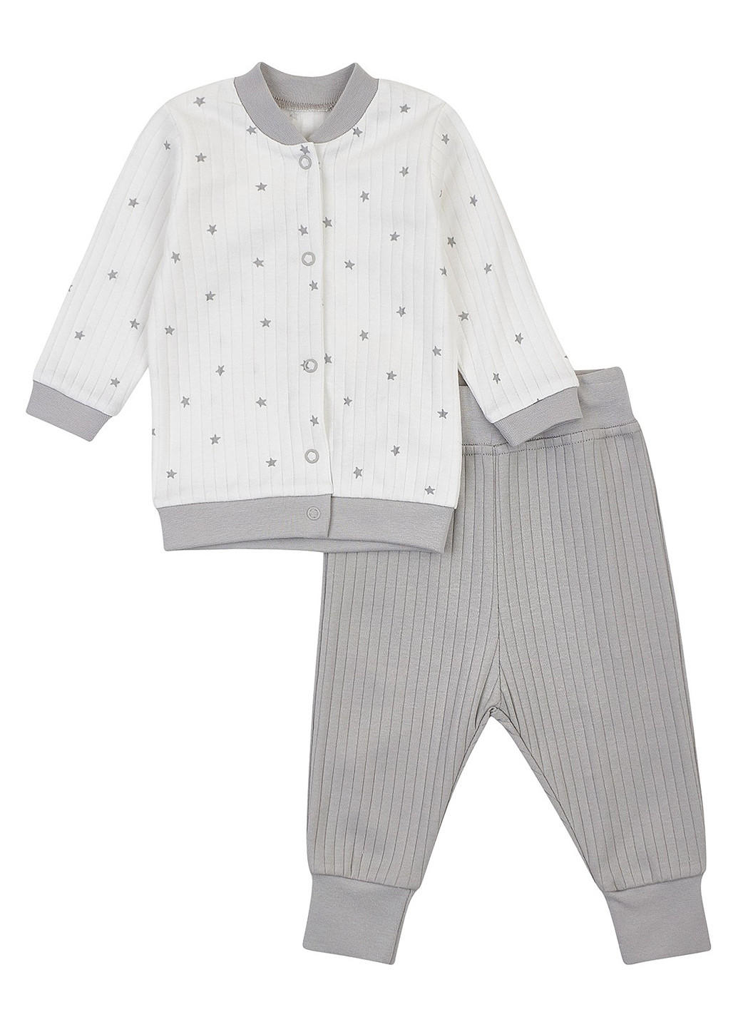 Серый демисезонный комплект (кофта, брюки) Ляля