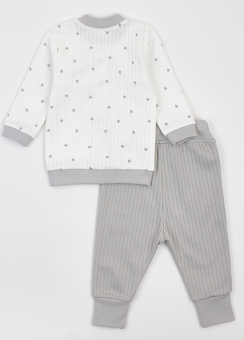 Серый демисезонный комплект (кофта, брюки) Ляля