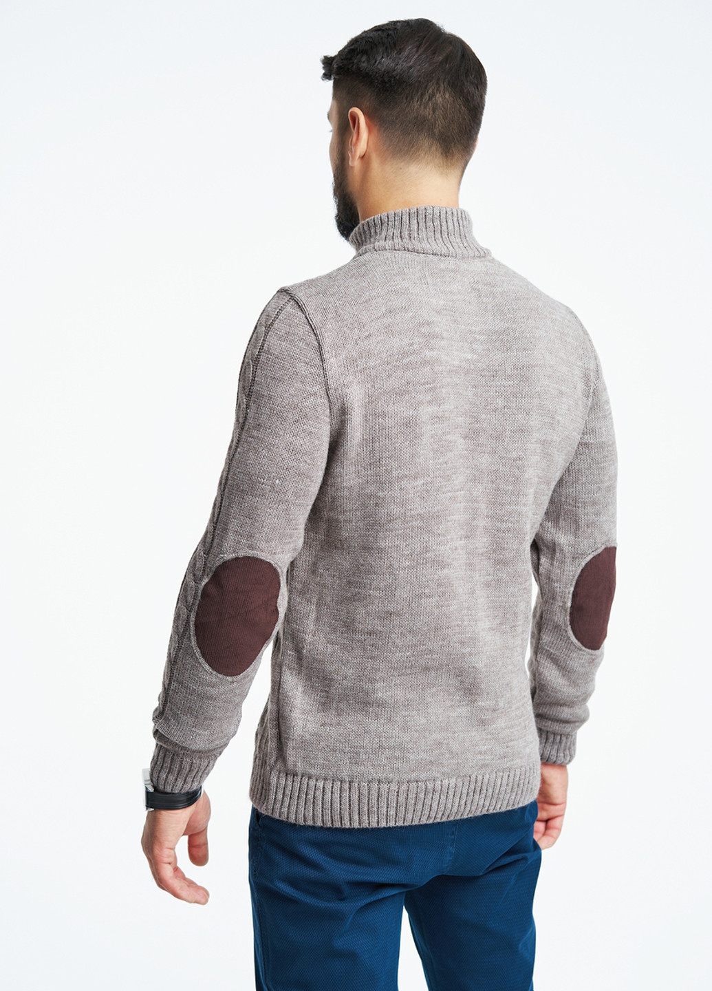 Светло-коричневый демисезонный свитер SVTR