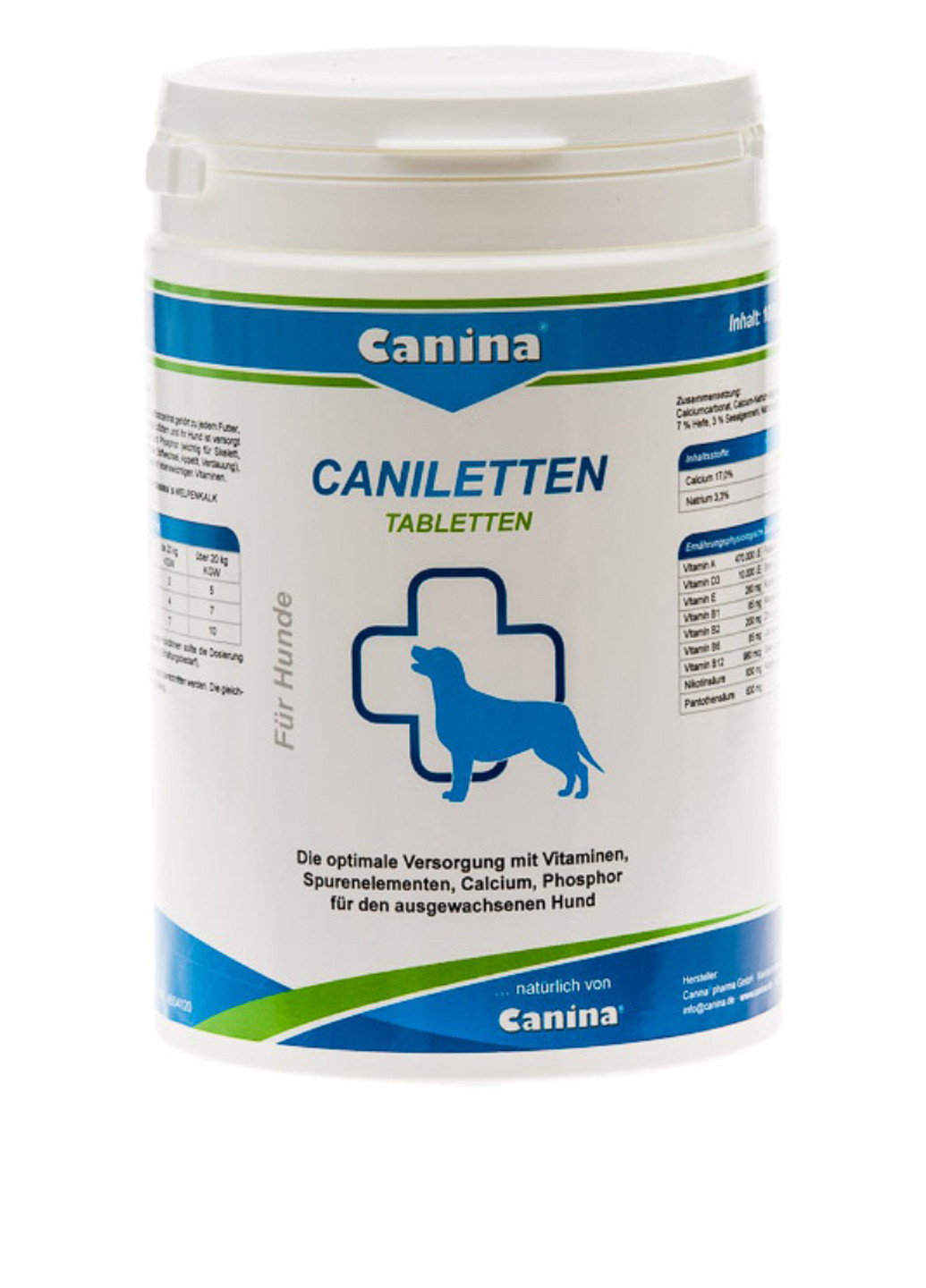 Комплекс для взрослых собак Caniletten, 1000г (500 табл) Canina (10672001)