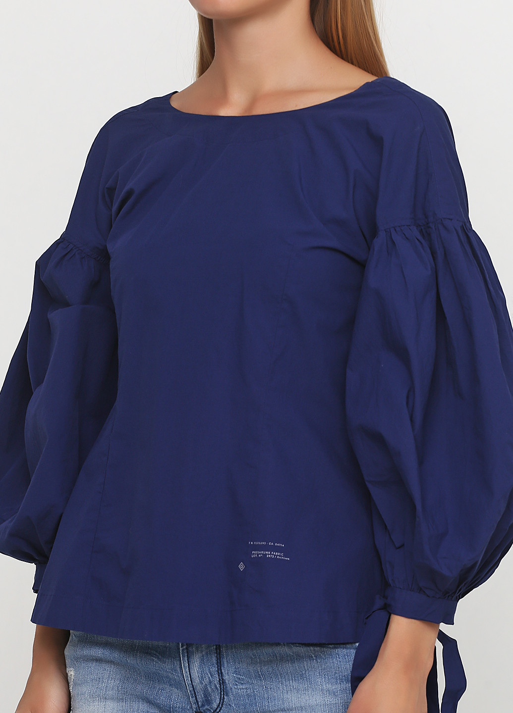 Темно-синяя демисезонная блуза Gant